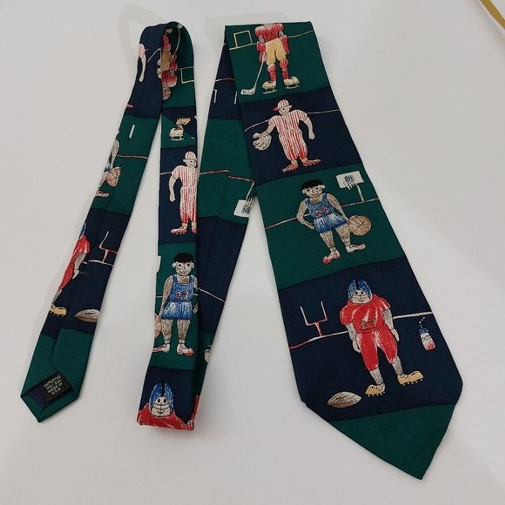 Save The Children My Favorite Sports Men's Silk Necktie